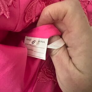 Bright Pink Wedding Dress